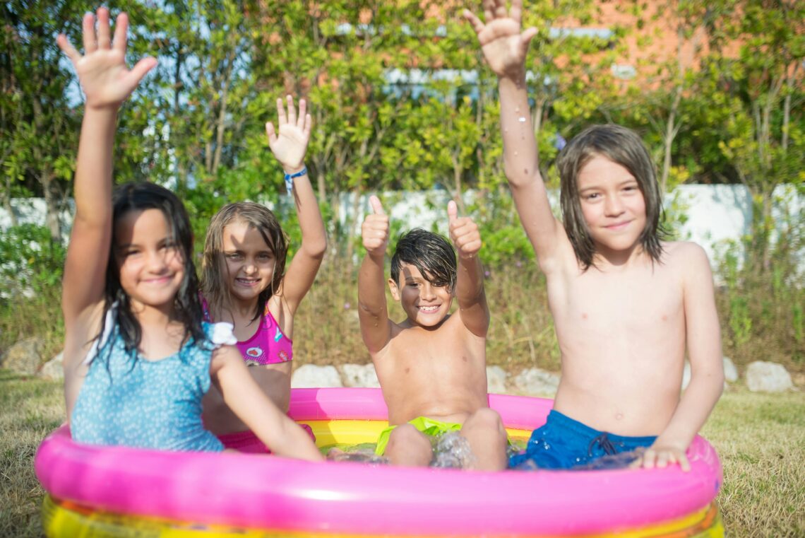 outside activities - kids swimming